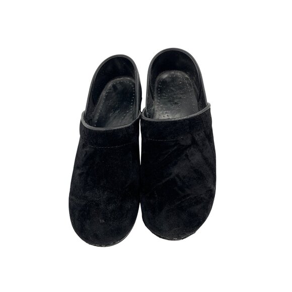 Dansko‎ Womens Black Velvet Professional Clogs Size 38 EU - Picture 2 of 6